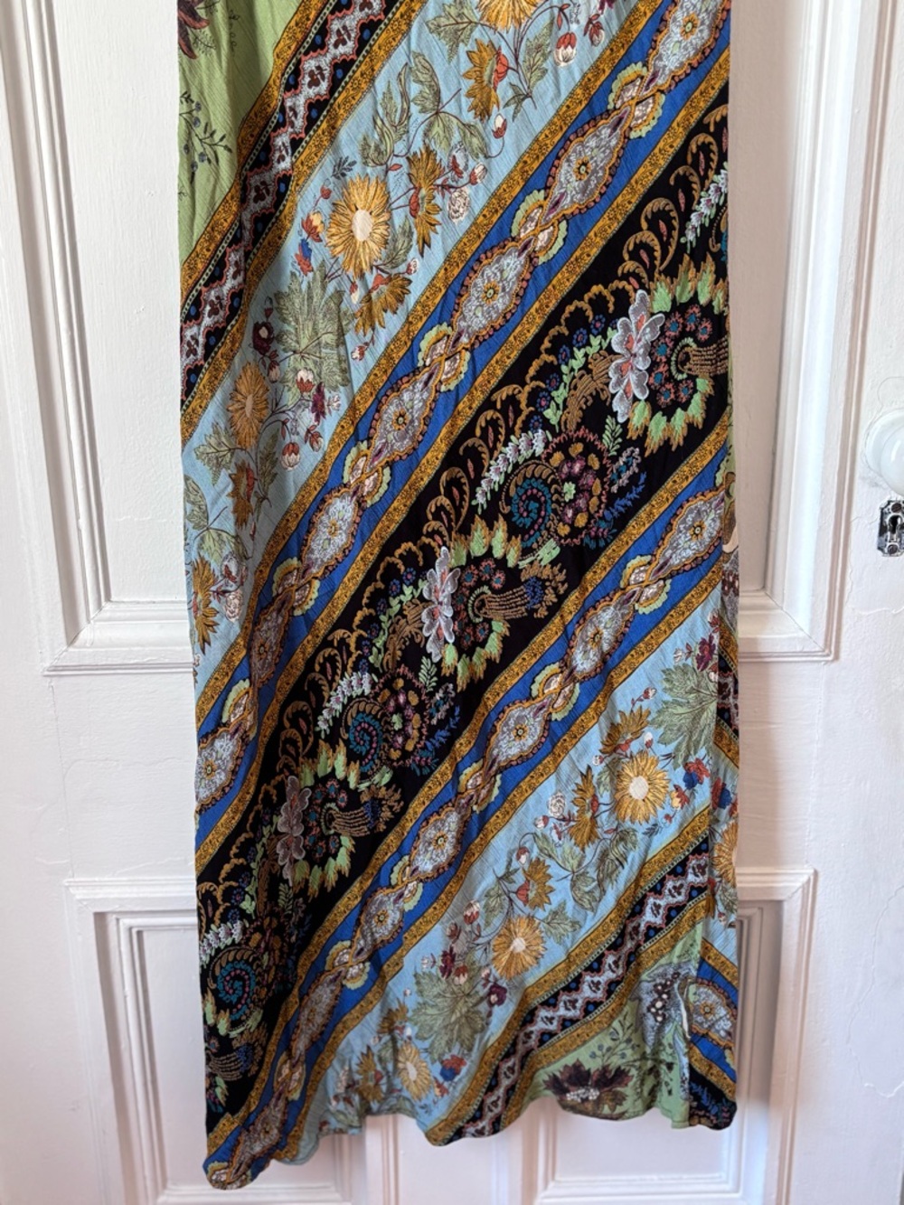 Women’s Vintage Carole Little Floral Pattern Boho Sleeveless Maxi  Size 10P - Picture 5 of 10